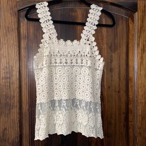 Lace tank top